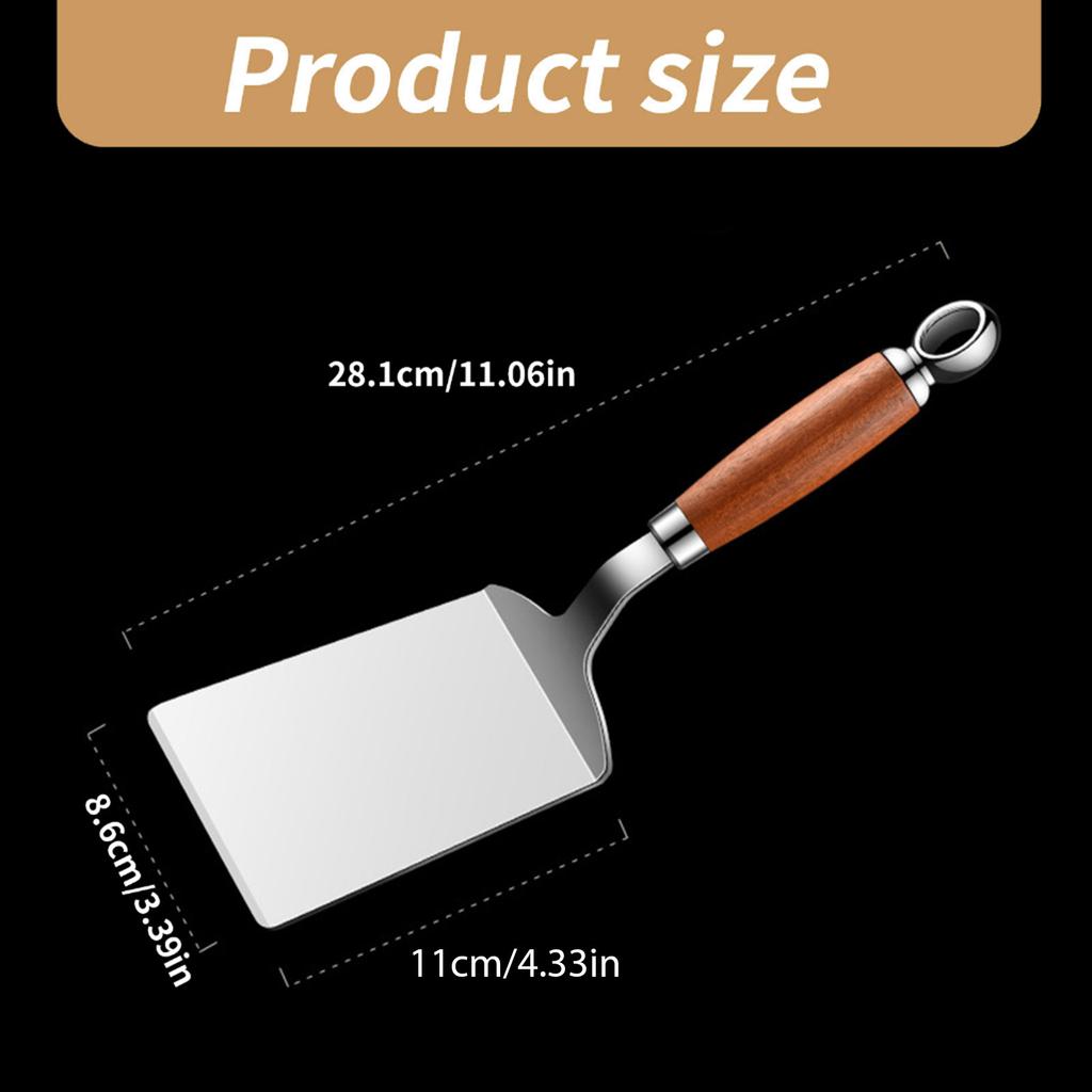 Multifuntional Cooking Spatula Frying Turner Food Turner 304Stainless Steel Texture Suitable for Kitchen Daily Cooking