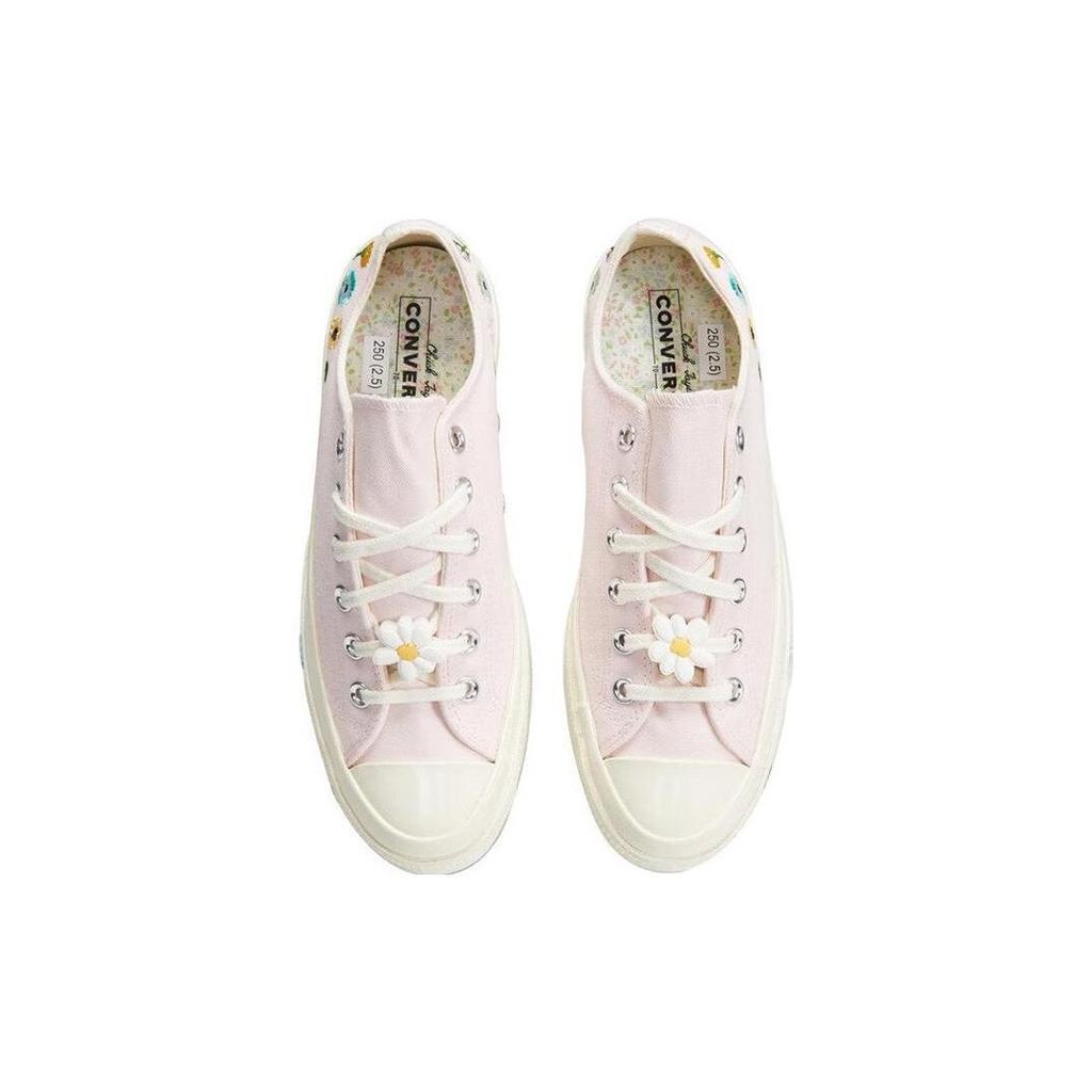 Converse Chuck 70 Low 'White Flower' Růžová Zelená Ležérní Lifestyle Boty A06072C