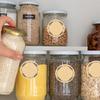 500Pieces Kraft Brown Sticker with Wreath Designs for Writing Shipping Labels and Organizing Canning Jar Kraft Labels