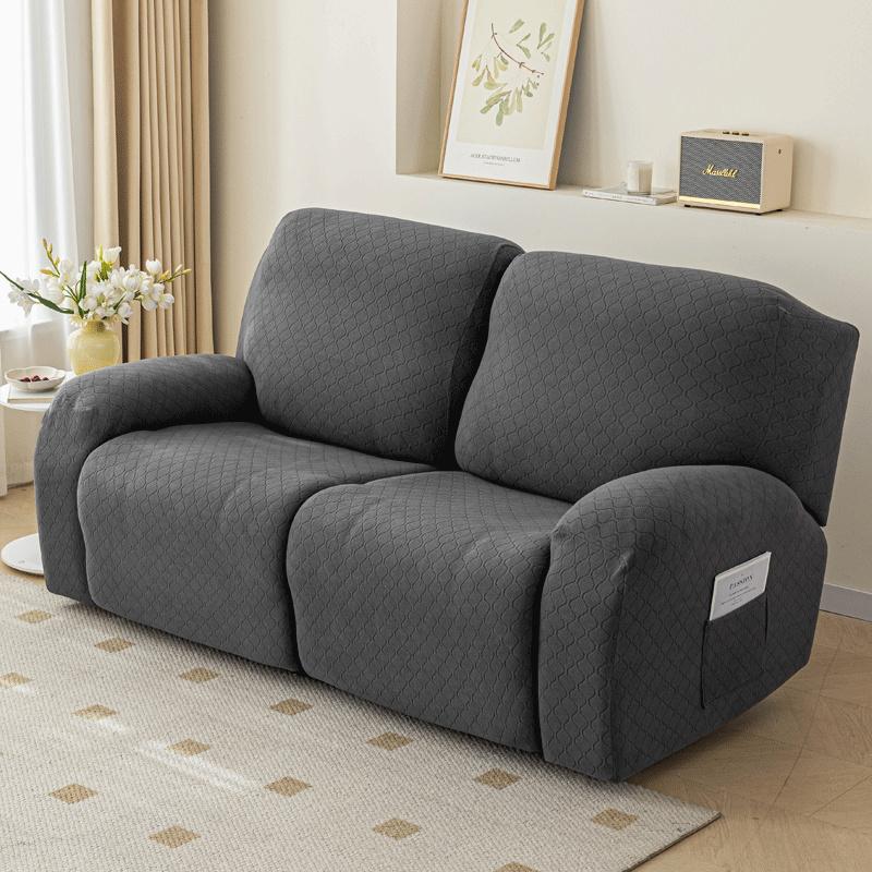 Premium 1/2/3 Seater Separated Recliner Sofa Covers Elastic Jacquard Recliner Couch Cover Armchair Cover Living Room Funda Sillon Relax