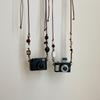 Retro Mini Camera Pendant Choker Flash Light Vintage Sweater Chain  For Men and Women