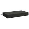 Seat Cushion SOEST 100percent Polyester Anthracite 70 X 40 X 10 Cm