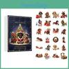 Christmas Grinch Dog Cat Acrylic Advent Calendar With 24 Animal Decorations For Holiday Gift Giving