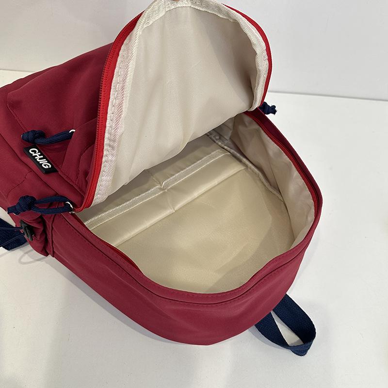 School Bag 2025 New Ins Wind Mini Niche Retro School Bag Simple Casual Versatile Backpack Spring Outing Backpack