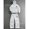 Mens Hooded Zip-Up Letter Print Tracksuit Set Casual Sportswear Lightweight Air Layer Fabric Fall