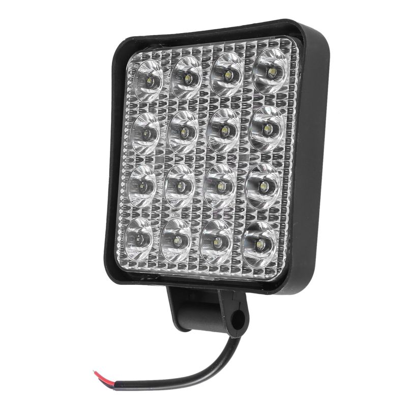 4 Pcs 48W 6000K LED Spot Square Work Lights Lamp Tractor SUV Truck 4WD 12V 24V