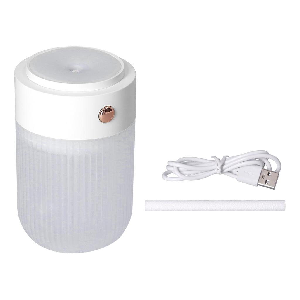 Nawilżacz chłodnej mgiełki Mini Przenośny 250 ml USB Ultracichy Dyfuzor z Kolorowym Światłem Nocnym