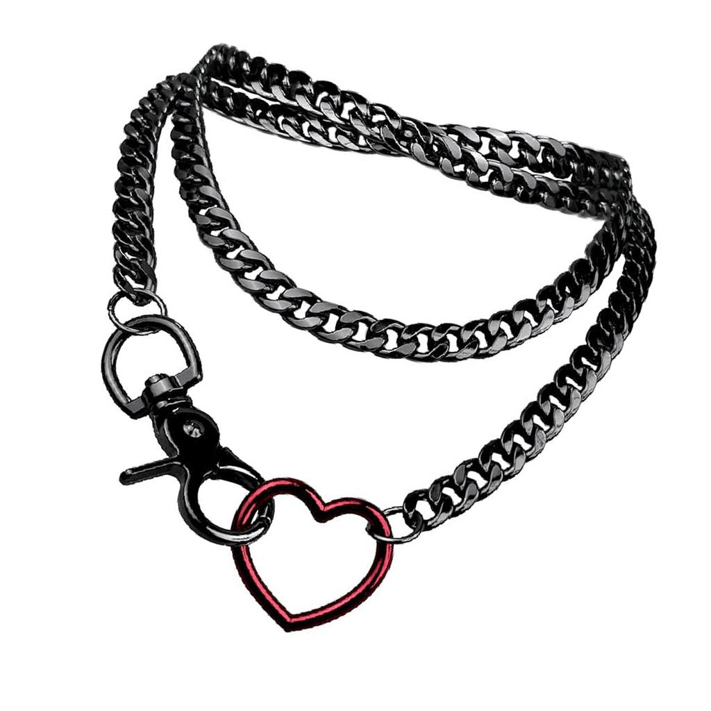 Elegant Street Style Layered Cuban Link Necklace Modern Y Necklace with Layered Cuban Chains Elegant Neckchain