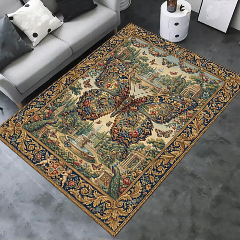 

2025 New Butterfly Decoration Carpet Rug for Living Room Bedroom Home Sofa Decoration,Kids play Non-slip Floor Mat18 40x60cm( 15x23in )
