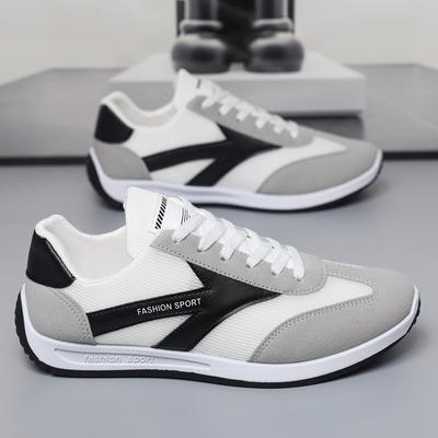 Neue Mesh-Schuhe Herrenmode-Schuhe Vier Jahreszeiten Atmungsaktive Trendy Retro Casual Sneaker Leichte Laufschuhe für Herren