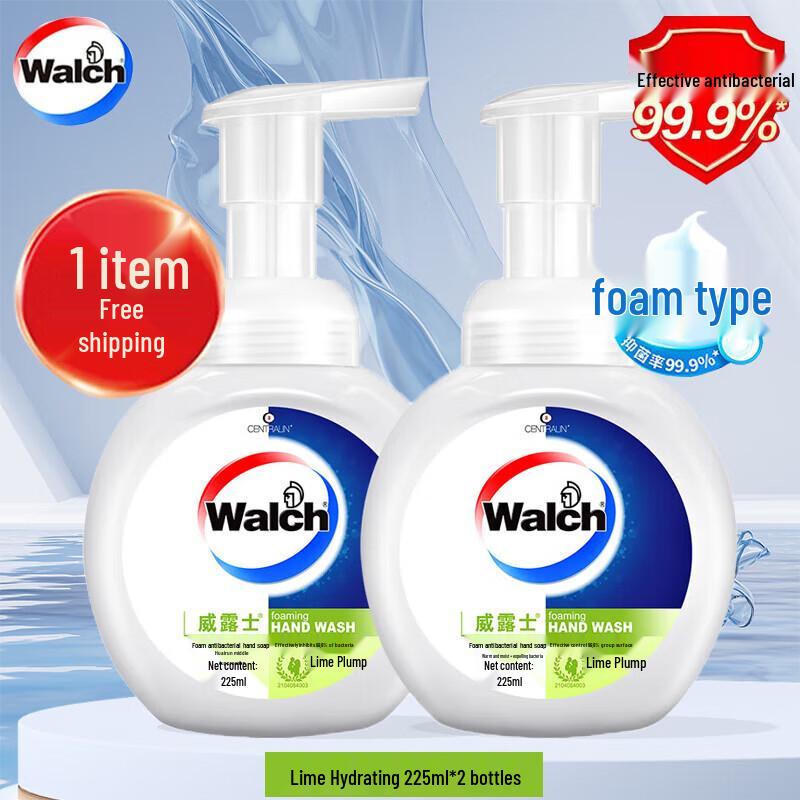 

Walch Antibacterial Foaming Hand Wash - Lime (Twin Pack)