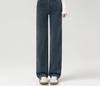 2025 Women's High-Waisted Vintage Straight-Leg Jeans for Spring and Autumn
