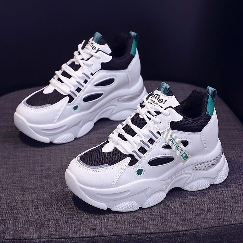 Shoes Women's Spring and Autumn Ins Trendy and Versatile Inner Height Increase Dad Shoes Women's 2025 Spring and Autumn New Versatile Sports Shoes