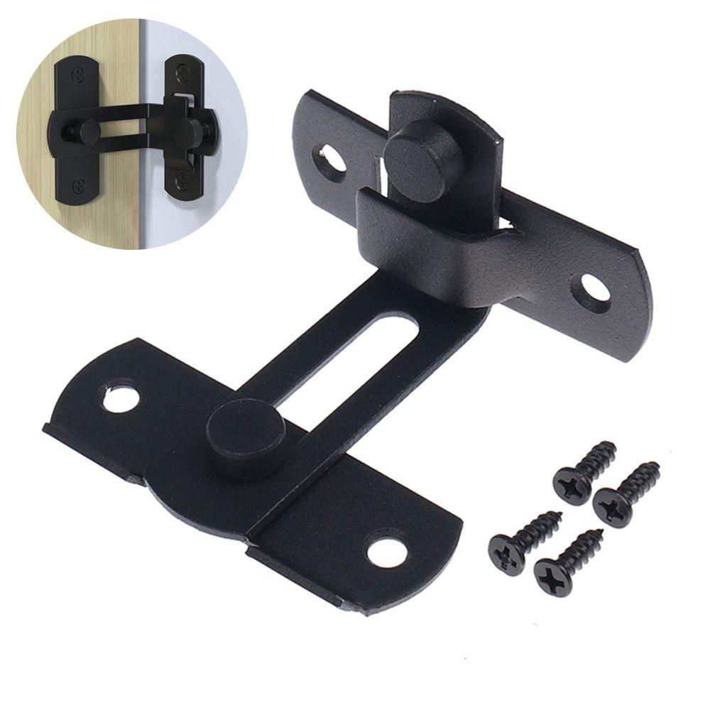 Buckle Window Right Angle Stainless Steel Theftproof Barn Latch Cabinet Lock Door Hasp