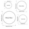 Round Rug Custom NameLeicester City Pattern Non Slip Carpet Home Floor Decor