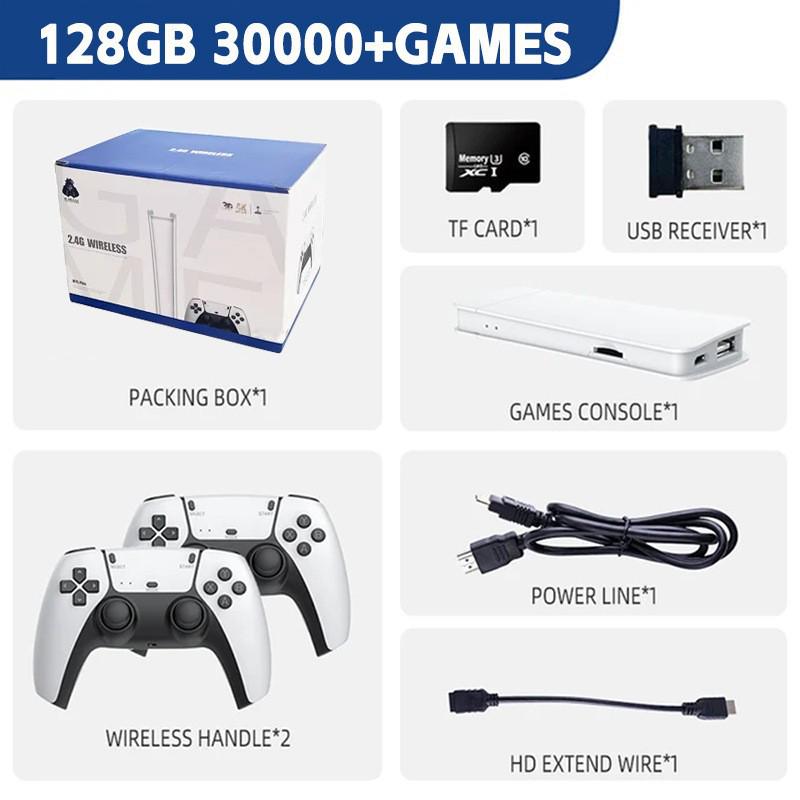 M15 4K HD Home Game Console with Dual Wireless Joysticks for TV & PC