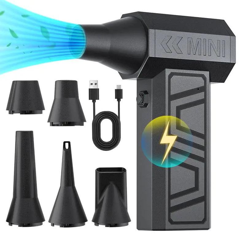 

Mini Turbo Fan High-Speed Air Blower for Dust Removal 12.3*5.8*3.7 cm