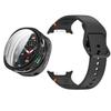 Silicone Strap Replacemnt Watch Band with TPU Shell for Samsung Galaxy Watch 8 40/44mm Classic Ultra2