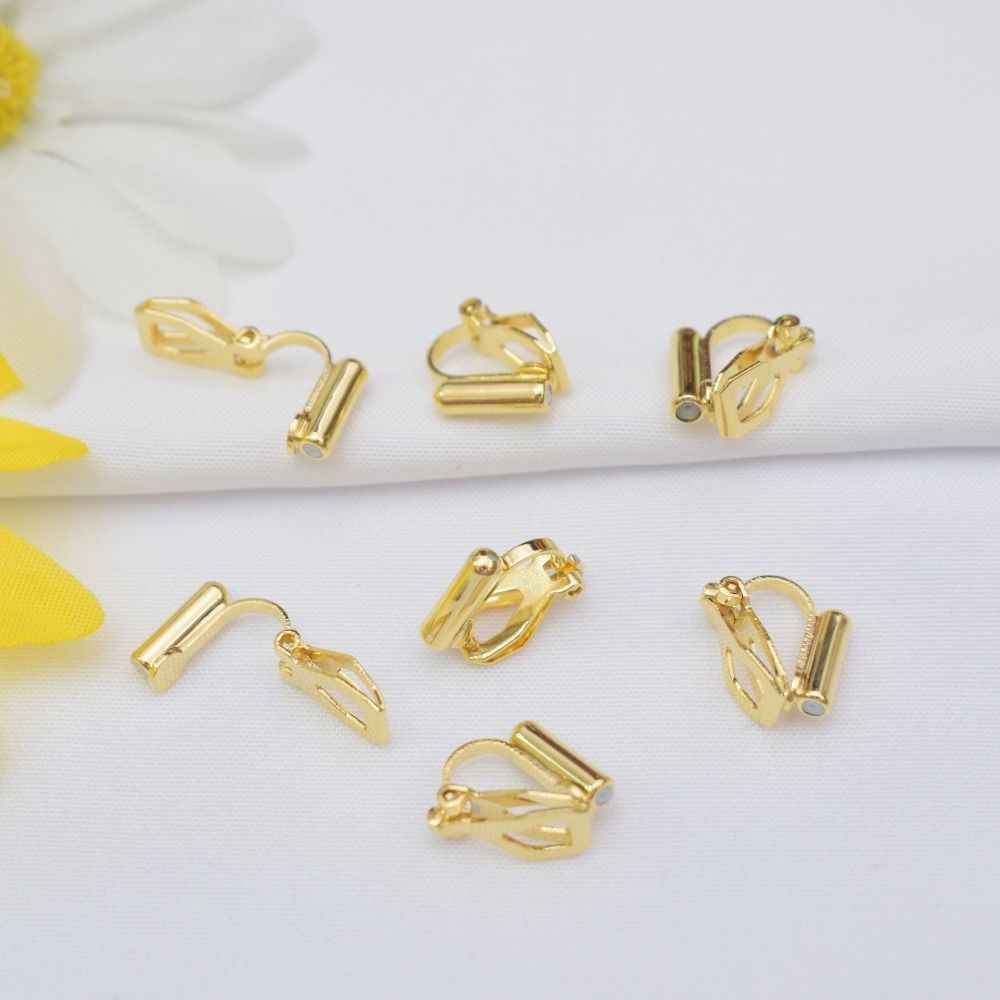 No Piercing Clip-on Earring Converters Painless Ear Clip Converter DIY Invisible Ear Cuff Men