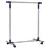 Porte-vêtements - vidaXL - Réglable - Acier inoxydable - 165x44x150 cm - Argenté