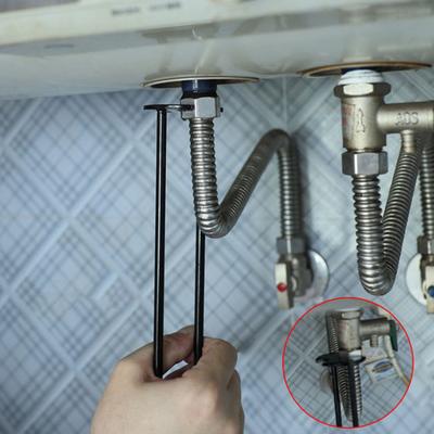 2 Stück Multifunktions-Spülbecken-Schlüssel 360-Grad-Drehung unter dem Spülbecken Wasserhahn Installation Reparatur Küche Badezimmer Schlüssel Klempnerwerkzeug