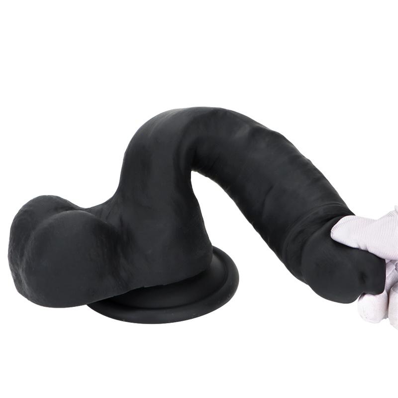 Women's Mixed Color Liquid Silicone Soft Simulation Big Dildo Dildo Masturbation Device Rear Court Anal