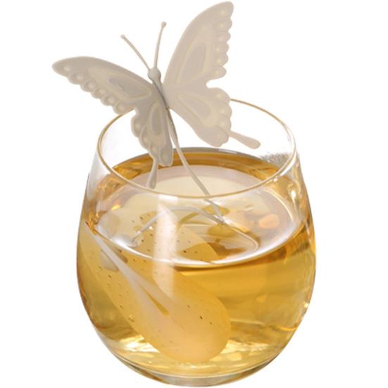 Silicone Butterfly Strainer Tea Shaped Tea Infuser for Filter Gift Tea Lover