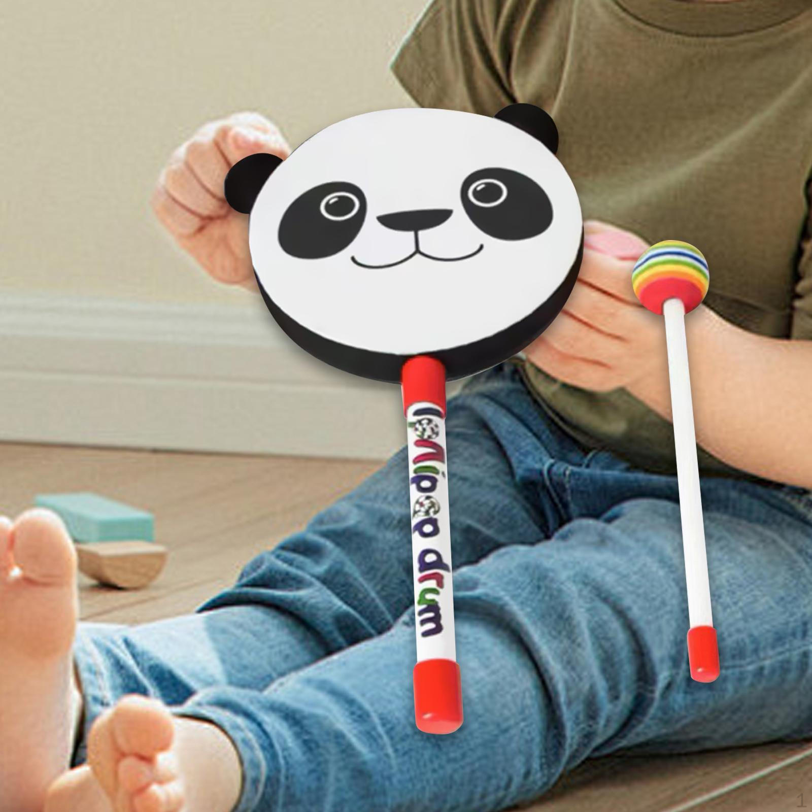 

Kids Hand Drum with Drumstick Music Educational Toy Sensory Development Toys for Party Supplies Boys