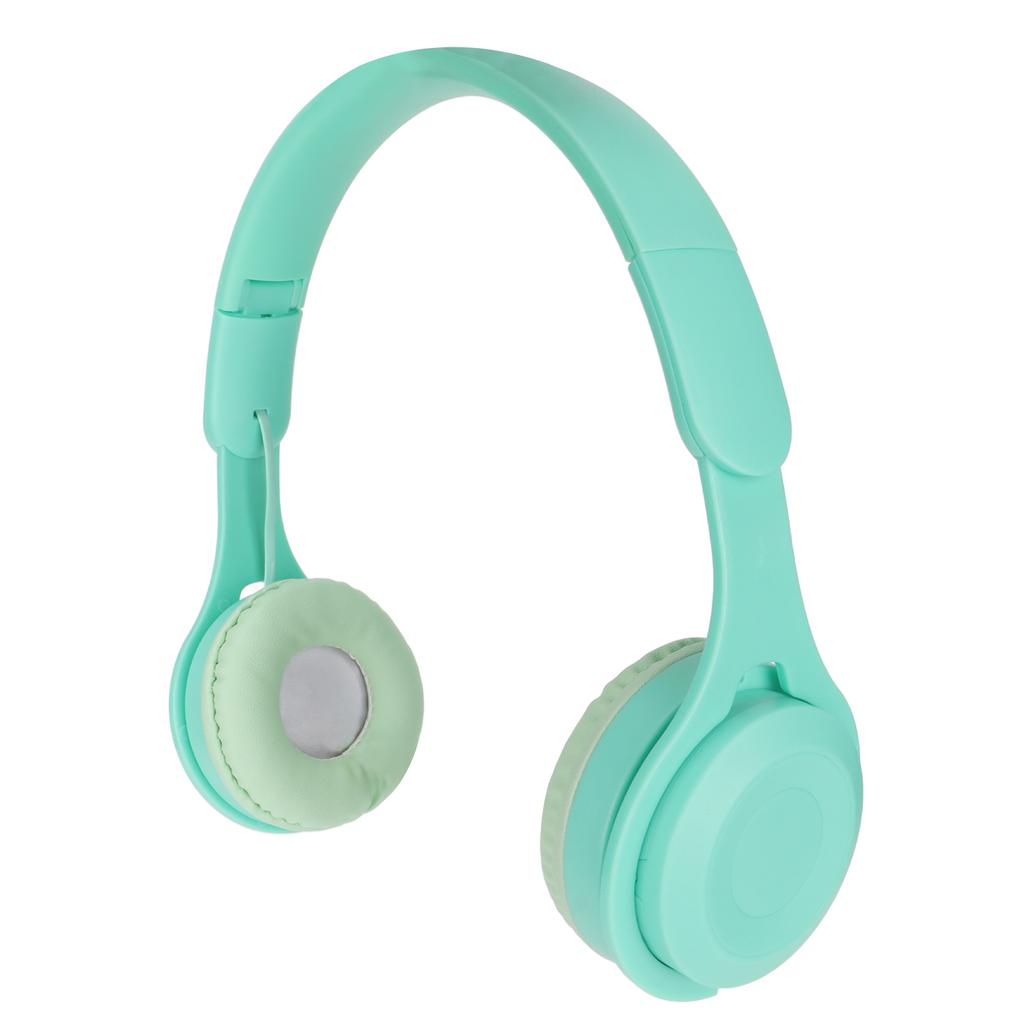 Y08 Kids Headphone Macaron Stylish Stereo Sound Foldable Plug In Card Bluetooth Over Ear Headphones