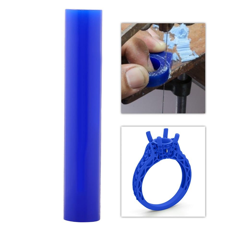 Hard Wax Blank Jewelry Making Tool Blue Color Wax Casting Tube Carving Wax Tube  Ring Sizing