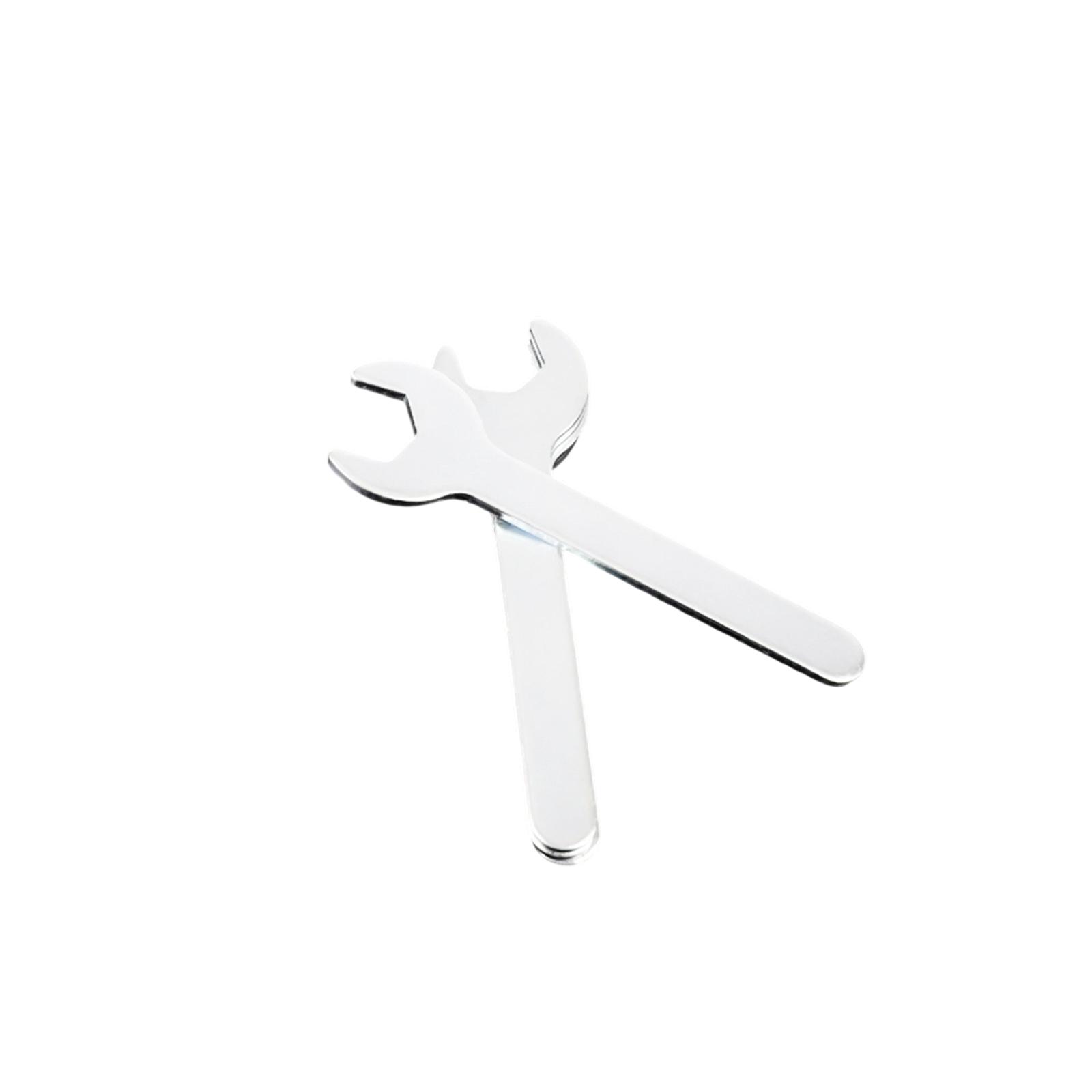 

Thin Zinc Plated Open End Wrench With Ergonomic Handle Flat Wrench For Tight Spaces And Secure Bolt Grip 8MM