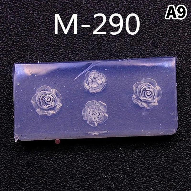 Cartoon Silicone Nail Mold Bow Flower Nail Decorations Nails Diy Design Stereoscopic Stamping Plate Manicure Tools Art Supplies