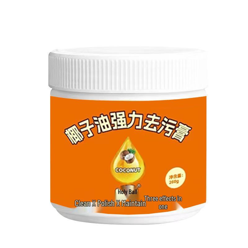 Coconut Oil Stain-Removing Paste for Bathroom, Toilet, Floor, Tile & Household Cleaning