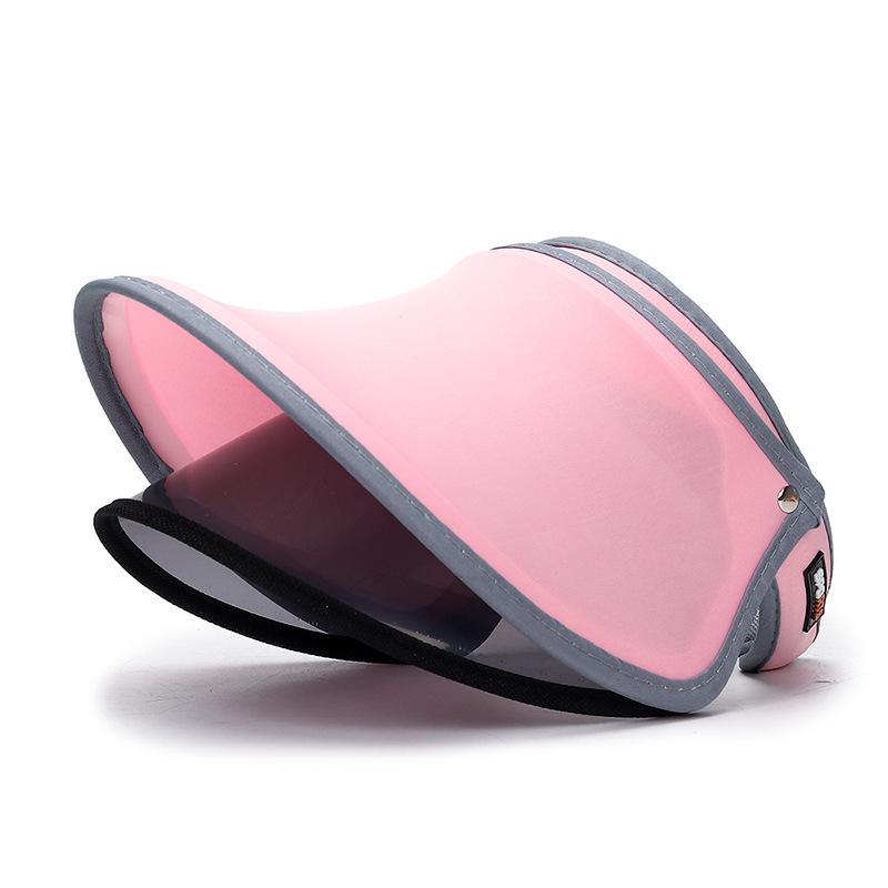 Summer Hat Women's Sun Hat Cycling Face Cover Double Layer Lens Sun Hat Travel Beach Sun Hat