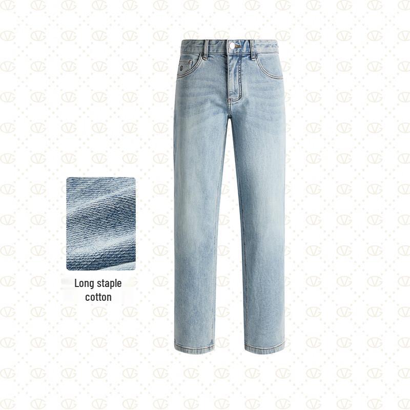 

GIOVANNI VALENTINO Men s Distressed Stretch Straight-Leg Jeans 34