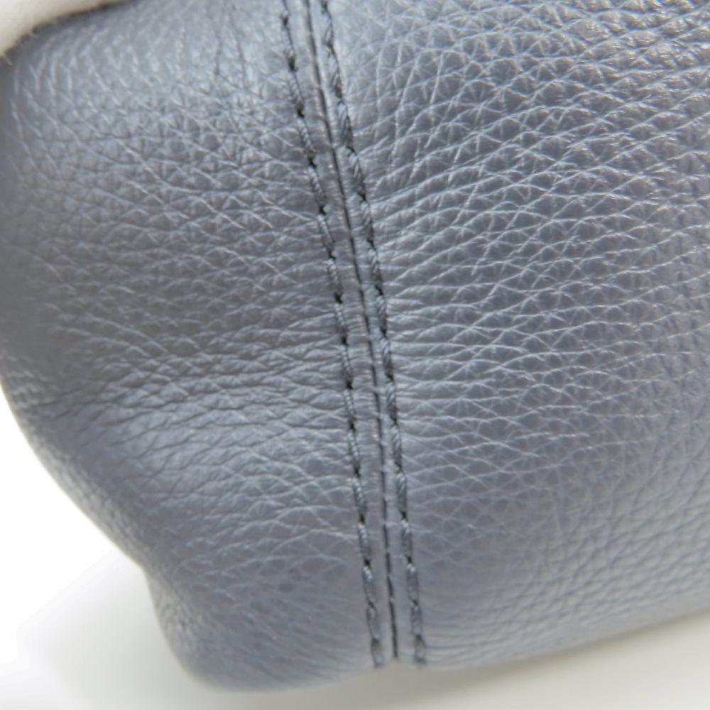 Used COACH Tote Bag F28992 leather Dark navy Shoulder