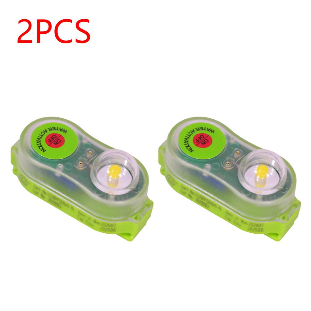 1-10pcs LED Life Jacket Light Energy-Efficient Waterproof Emergency Signal Light Easy Operation Lightweight Outdoor Accessories