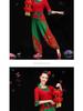 Red Yangge Dance Set for Middle-aged & Elderly Fitness Performances