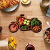 Wooden Serving Tray Vehicle Charcuterie Platter Cookie Display Tray for Cold Cuts Cheeses Fruits Nuts Fun Party Tray