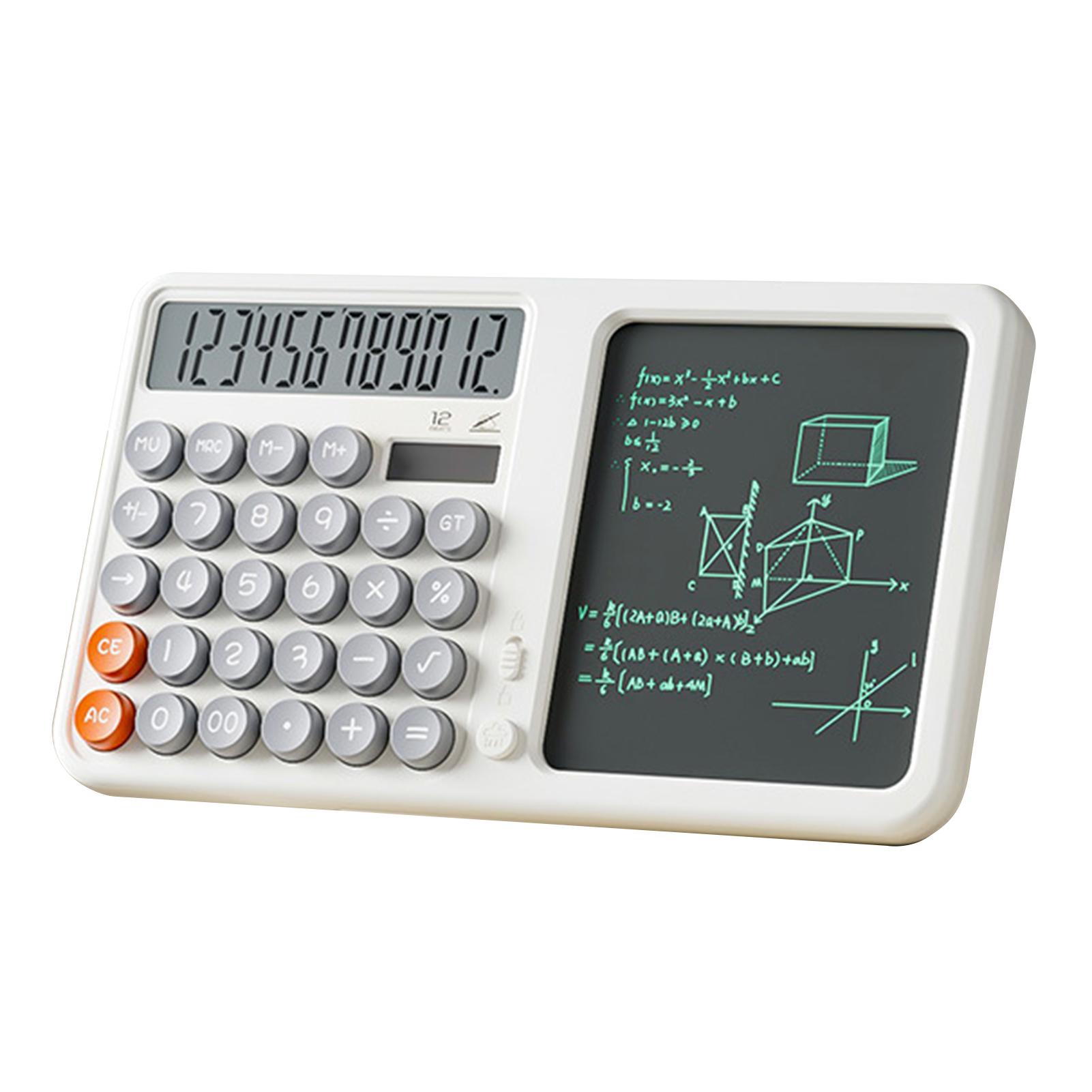 

Writing Tablet Calculator Solar Powered LCD Notepad With Writing Padeye-Protection LCD Paperless Design Protecting Children Eyes