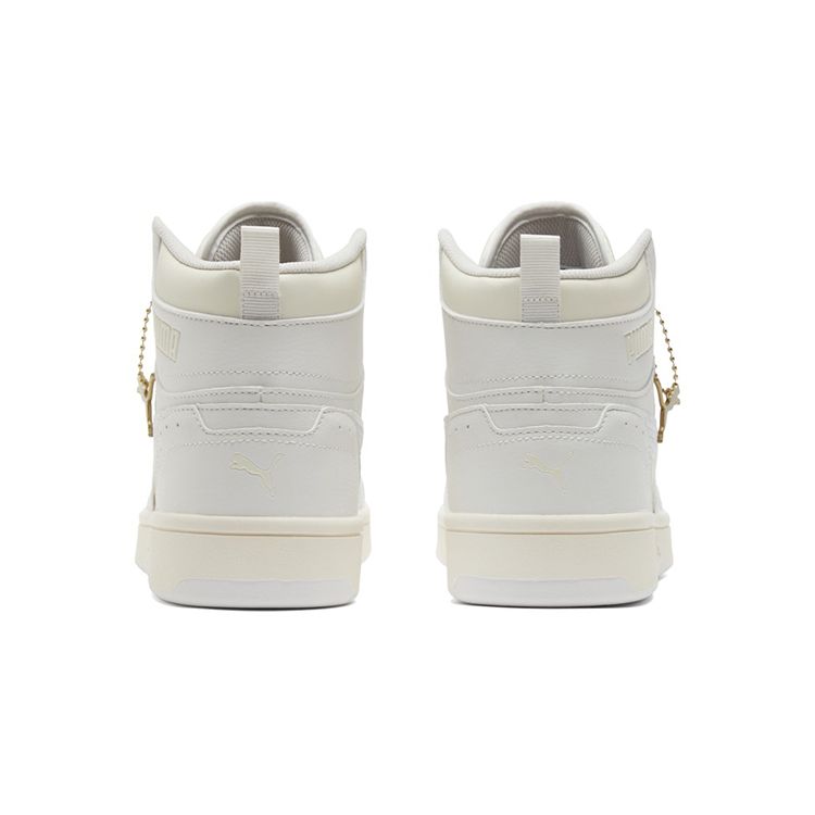 Puma Rebound Joy Geometrics Unisex Sneakers Cream Whisper-White Nimbus-Cloud 385253-02