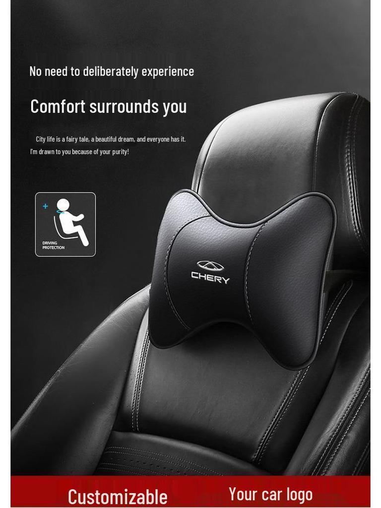 Fits Chery Tiggo 8 Plus, Tiggo 7, Arrizo 5, and Tiggo 5 X3 Car Headrests and Neck Pillows.