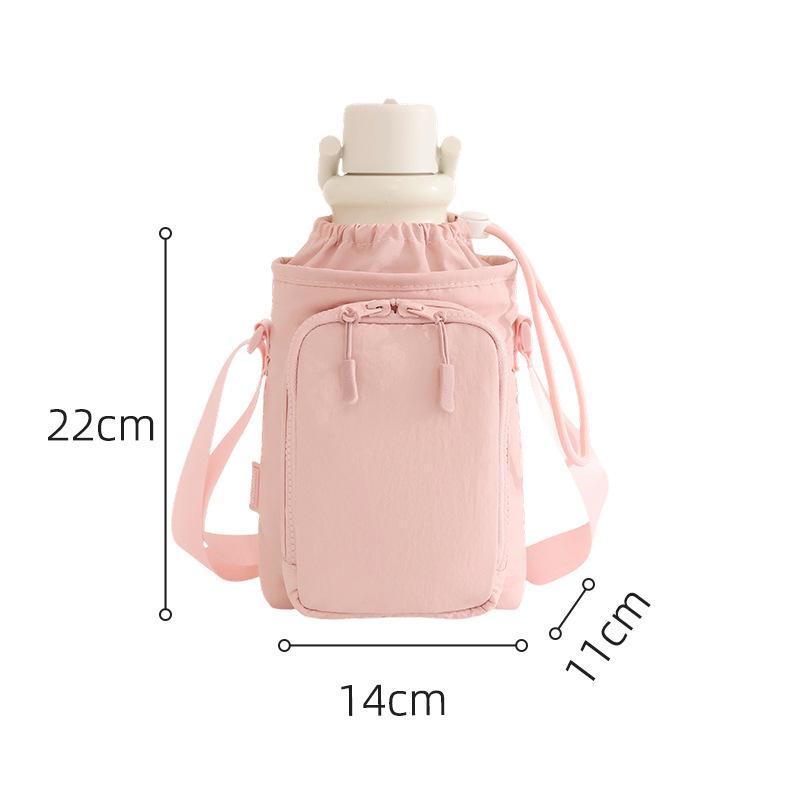 Casual Sports Water Bottle Bag Outdoor Travel Cup Sleeve With Phone Pocket Yueman Leisure Water Bottle Crossbody Bag