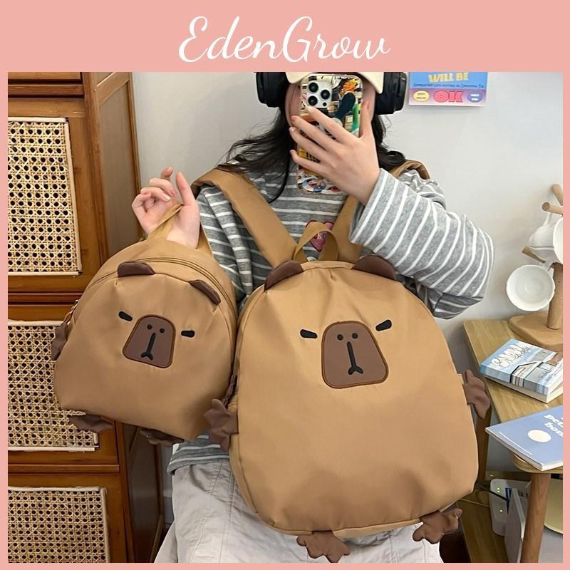 With Capibala Backpack Breathable Nylon And Fun Design For Daycare Outings And