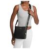 Michael Kors MK Jet Set Travel Coated Canvas Small Crossbody Bag With Gold Hardware Women Bags Black 35S4GTVC5L-BLACK