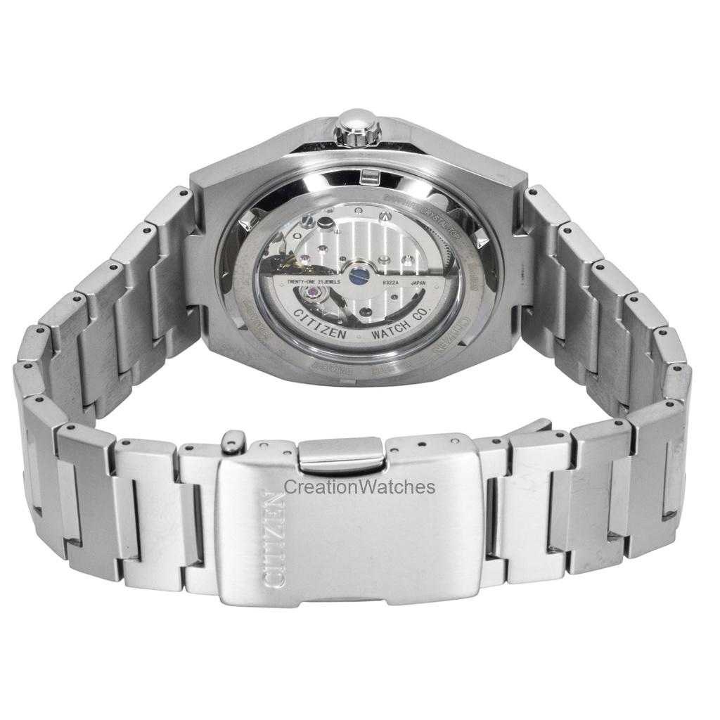 Citizen Zenshin 60 Super Titanium Green Dial Automatic NK5020-58X 100M Men's Watch