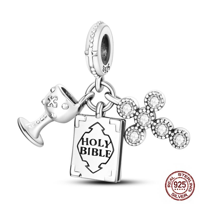 Daily Articles Copper Pink Perfume Charms Camera Dumbbell Smart Watch Beads Fit Original Bracelets Diy Jewelry Gift