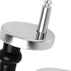 2 Packs Toilet Seat Hinge Fittings Fixings with Rubber Screw Fix Universal Top Fixing
