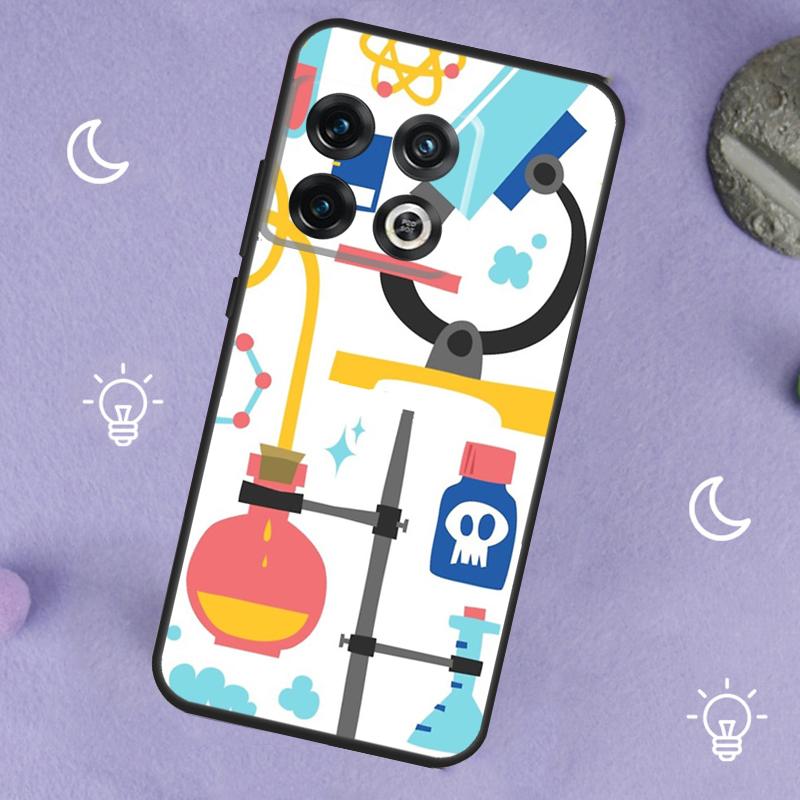 Vintage Chemistry Laboratory For OnePlus 13T 13R 12R 10R 10T 8T 11 12 13 15 Case For OnePlus Nord 5 CE 2 3 4 Lite N20 N30