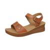Fashion Summer Women Sandals 2025 Fashion Wedges Soft Bottom Comfortable Casual Mother Shoes Open toe Women Flat Sandals